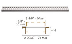 Schluter Kerdi Line Grate Assembly Square Brushed Stainless Steel